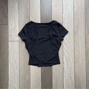 Lululemon Square Neck Mesh and Nulu Yoga T-Shirt